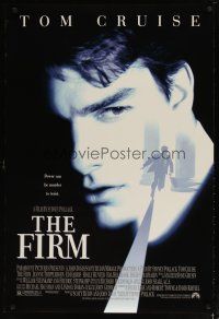 5f300 FIRM DS 1sh '93 image of Tom Cruise on the run, Sydney Pollack directed, lawyers!