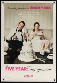 5f301 FIVE-YEAR ENGAGEMENT teaser DS 1sh '12 Jason Segel, Emily Blunt!