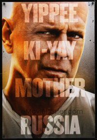 5f338 GOOD DAY TO DIE HARD style A teaser DS 1sh '13 Bruce Willis, yippe ki-yay mother Russia!