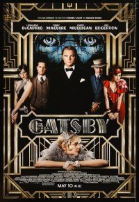 5f350 GREAT GATSBY advance DS 1sh '13 Leonardo DiCaprio, Carey Mulligan, Isla Fisher!