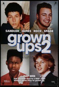 5f353 GROWN UPS 2 teaser DS 1sh '13 Adam Sandler, Kevin James, Chris Rock, David Spade!