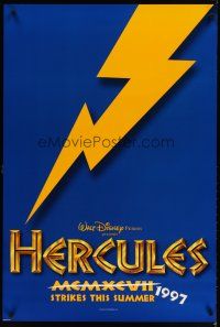 5f372 HERCULES blue advance DS 1sh '97 Walt Disney Ancient Greece fantasy cartoon!