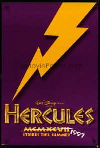 5f374 HERCULES purple advance DS 1sh '97 Walt Disney Ancient Greece fantasy cartoon!