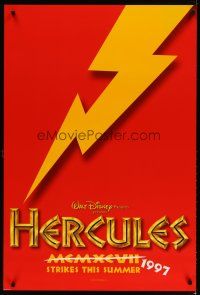 5f375 HERCULES red advance DS 1sh '97 Walt Disney Ancient Greece fantasy cartoon!