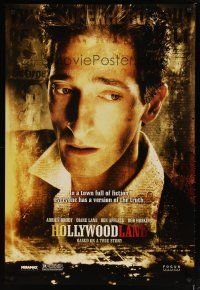 5f383 HOLLYWOODLAND teaser DS 1sh '06 Allen Coulter directed, image of Adrien Brody!