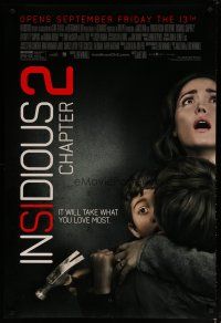 5f412 INSIDIOUS: CHAPTER 2 advance DS 1sh '13 Patrick Wilson, it will take what you love most!