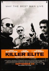 5f444 KILLER ELITE advance DS 1sh '11 Jason Statham, Clive Owen, Robert De Niro!