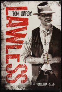 5f473 LAWLESS teaser DS 1sh '12 great image of Tom Hardy wearing brass knuckles!