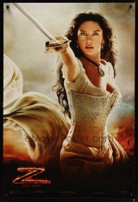 5f475 LEGEND OF ZORRO teaser DS 1sh '05 great image of super sexy Catherine Zeta-Jones!