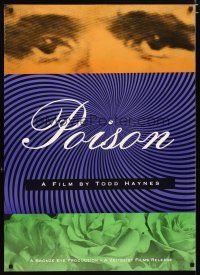 5f611 POISON 1sh '91 Todd Haynes, Edith Meeks, cool image & design!