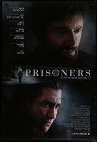 5f621 PRISONERS advance DS 1sh '13 image of Hugh Jackman & Jake Gyllenhaal!