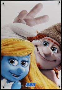 5f703 SMURFS 2 advance DS 1sh '13 CGI family comedy animated sequel, Smurfette!