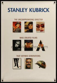 5f712 STANLEY KUBRICK COLLECTION video poster '99 Paths of Glory, Dr. Strangelove, 2001!