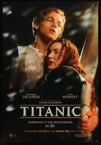 5f761 TITANIC advance DS 1sh R12 Leonardo DiCaprio, Kate Winslet, directed by James Cameron!