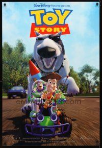 5f769 TOY STORY int'l 1sh '95 Disney & Pixar cartoon, great image of Buzz & Woody on RC car!