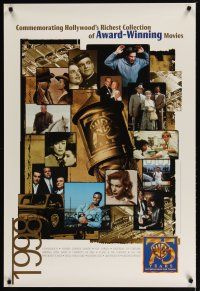 5f806 WARNER BROS 75TH ANNIVERSARY video 1sh '98 Clint Eastwood, Paul Newman, Lauren Bacall & more!