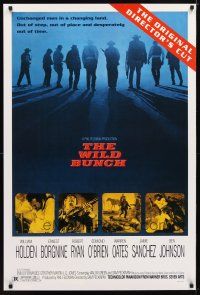 5f821 WILD BUNCH 1sh R95 Sam Peckinpah cowboy classic, William Holden & Ernest Borgnine!