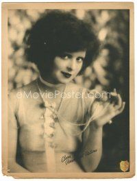 5g014 CLARA BOW deluxe 10.75x14 still '20s Deltah Pearls advertisement with facsimile signature!
