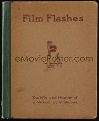 5g283 FILM FLASHES hardcover book '16 full-color plates including Chaplin, James Montgomery Flagg!