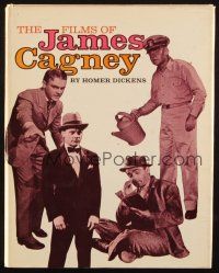 5g295 FILMS OF JAMES CAGNEY hardcover book '72 an illustrated biography of the tough guy star!