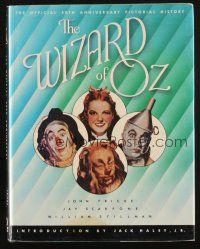 5g341 WIZARD OF OZ OFFICIAL 50TH ANNIVERSARY PICTORIAL HISTORY hardcover book '89 posters & more!