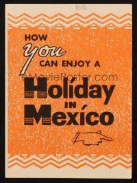 5g112 HOLIDAY IN MEXICO herald '46 Walter Pidgeon, Jose Iturbi, Hirschfeld art of Xavier Cugat!