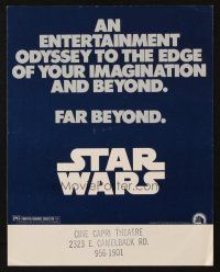 5g134 STAR WARS herald '77 an entertainment odyssey to the edge of your imagination & far beyond!