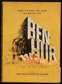 5g355 BEN-HUR softcover English souvenir program book '60 Charlton Heston, William Wyler classic!