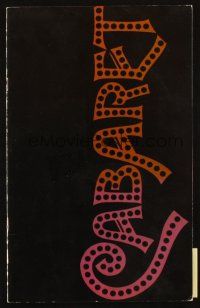 5g360 CABARET souvenir program book '72 Liza Minnelli sings & dances in Nazi Germany, Bob Fosse!
