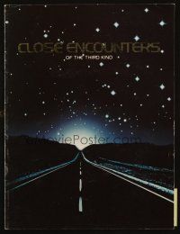 5g365 CLOSE ENCOUNTERS OF THE THIRD KIND souvenir program book '77 Steven Spielberg sci-fi classic!