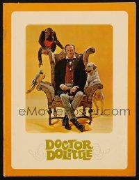 5g368 DOCTOR DOLITTLE souvenir program book '67 Rex Harrison speaks with animals, Richard Fleischer