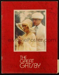 5g377 GREAT GATSBY souvenir program book '74 Robert Redford, Mia Farrow, F. Scott Fitzgerald