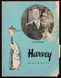 5g381 HARVEY stage play souvenir program book '44 Joe E. Brown on Broadway!