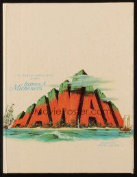 5g383 HAWAII souvenir program book '66 Julie Andrews, Max von Sydow, James A. Michener!