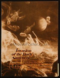 5g388 INVASION OF THE BODY SNATCHERS souvenir program book '78 Philip Kaufman classic remake!
