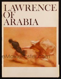 5g393 LAWRENCE OF ARABIA 39pg souvenir program book '63 David Lean classic starring Peter O'Toole!