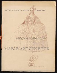 5g398 MARIE ANTOINETTE souvenir program book '38 Norma Shearer & Tyrone Power, MGM crowning glory!