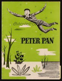 5g405 PETER PAN stage play souvenir program book '51 Veronica Lake in the title role!