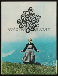 5g420 SOUND OF MUSIC softcover souvenir program book '65 Julie Andrews, Robert Wise musical classic!