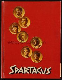 5g422 SPARTACUS souvenir program book '60 classic Stanley Kubrick & Kirk Douglas epic!