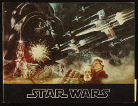 5g423 STAR WARS souvenir program book 1977 George Lucas classic, Jung art!