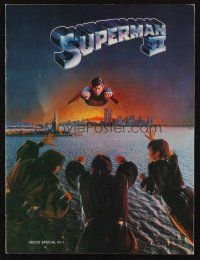 5g425 SUPERMAN II souvenir program book '81 Christopher Reeve, Terence Stamp, Gene Hackman,Kidder!