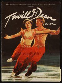 5g432 TORVILL & DEAN Australian souvenir program book '86 the world champion figure skaters!
