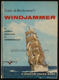 5g434 WINDJAMMER souvenir program book '58 sailing documentary by Louis De Rochemont!
