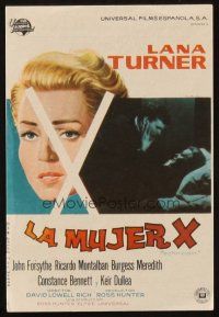 5g211 MADAME X Spanish herald '66 sexy Lana Turner always had a man, but never a name!