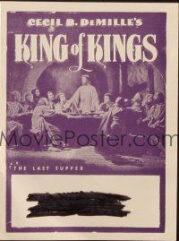 5g117 KING OF KINGS herald R60s Cecil B. DeMille epic, H.B. Warner as Jesus Christ!