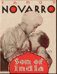 5g131 SON OF INDIA herald '31 how could Marjorie Rambeau resist a lover like Ramon Novarro!