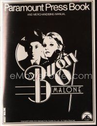 5g547 BUGSY MALONE pressbook '76 Jodie Foster, Scott Baio, cool art of juvenile gangsters!
