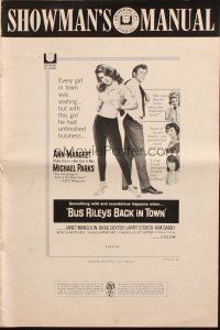 5g548 BUS RILEY'S BACK IN TOWN pressbook '65 scandalous things happen when Ann-Margret's around!