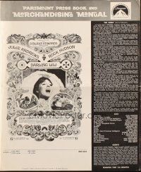 5g573 DARLING LILI pressbook '70 Julie Andrews, Rock Hudson, Blake Edwards, William Peter Blatty